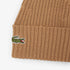 LACOSTE Rib Knit Brushed Wool Beanie Accessories